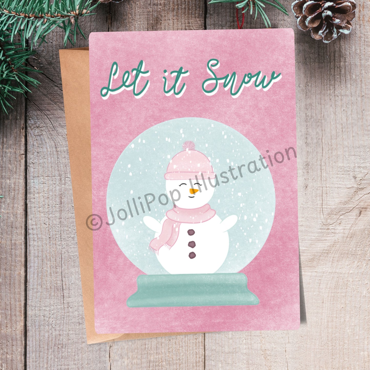 Christmas 2024 - Pink Christmas - Snow Globe