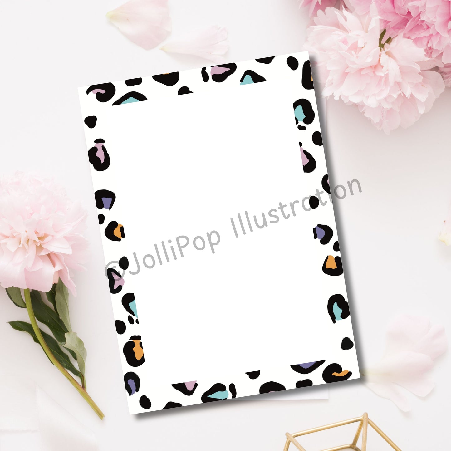 Multicolour Animal Print - A5 Glued Notepad