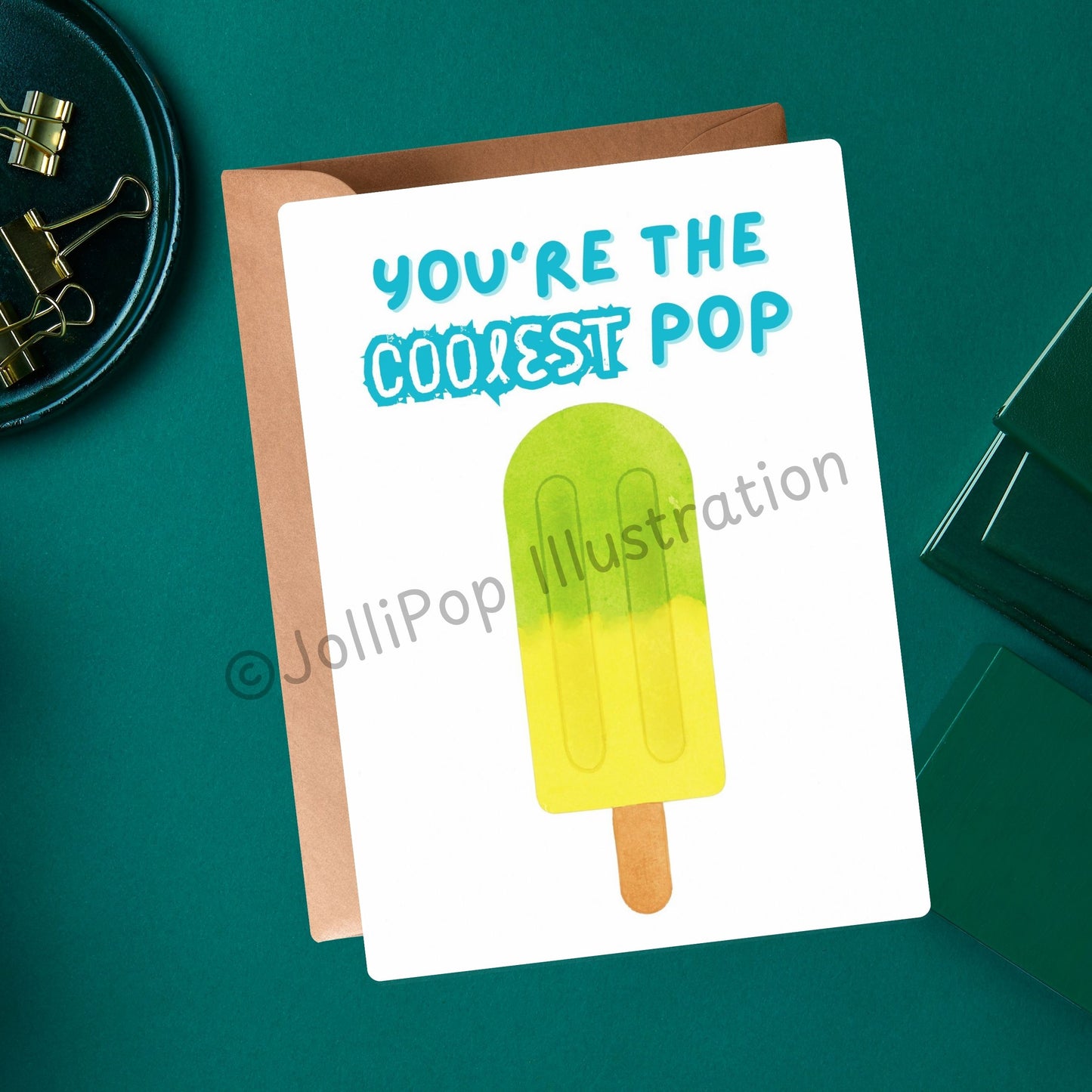Father's Day - Coolest Pop - Greeting Card