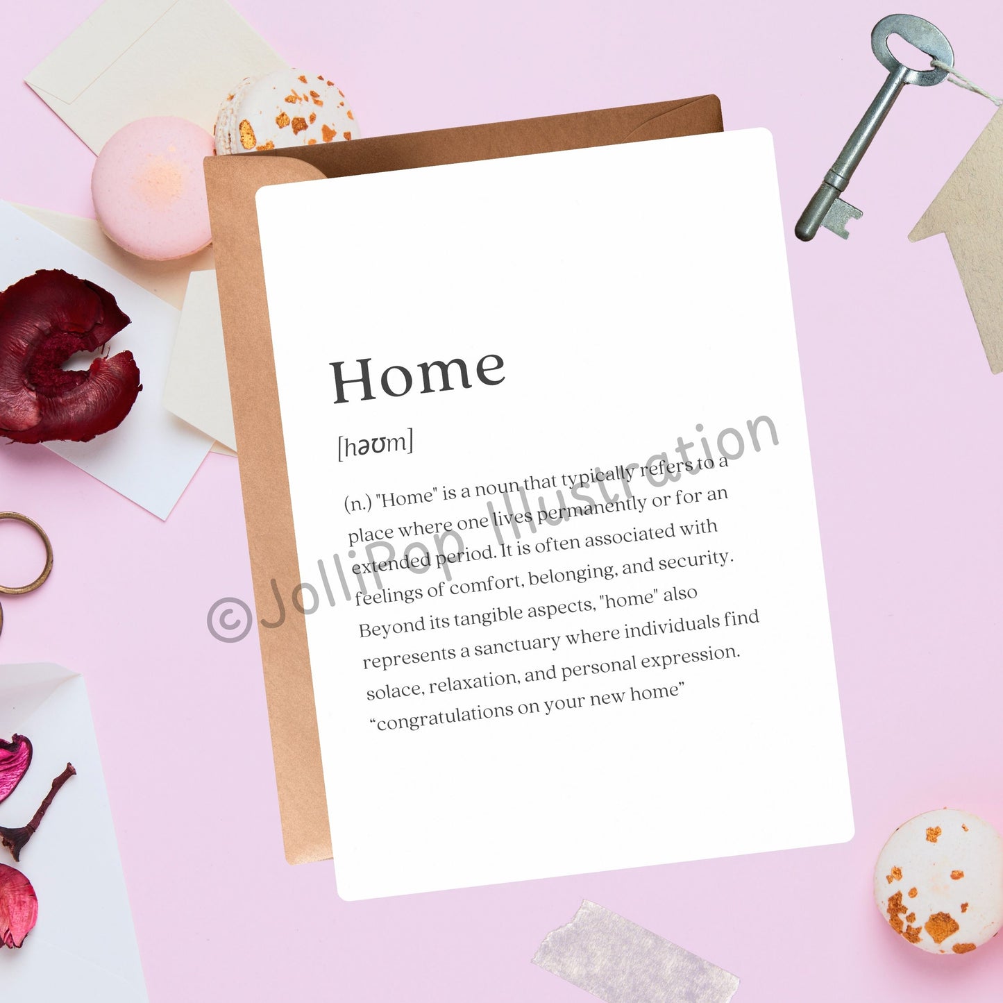 Dictionary - Home - Greeting Card