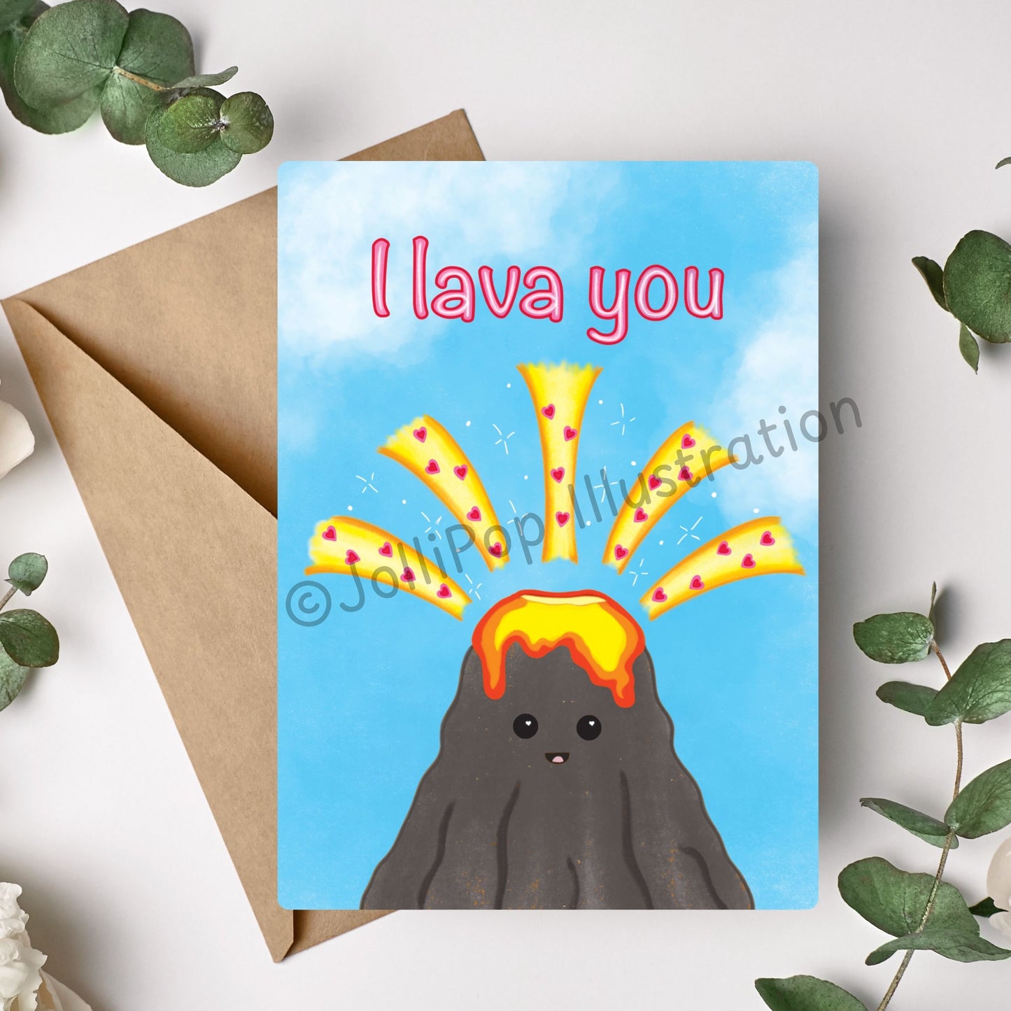 I Lava You - Greeting Card
