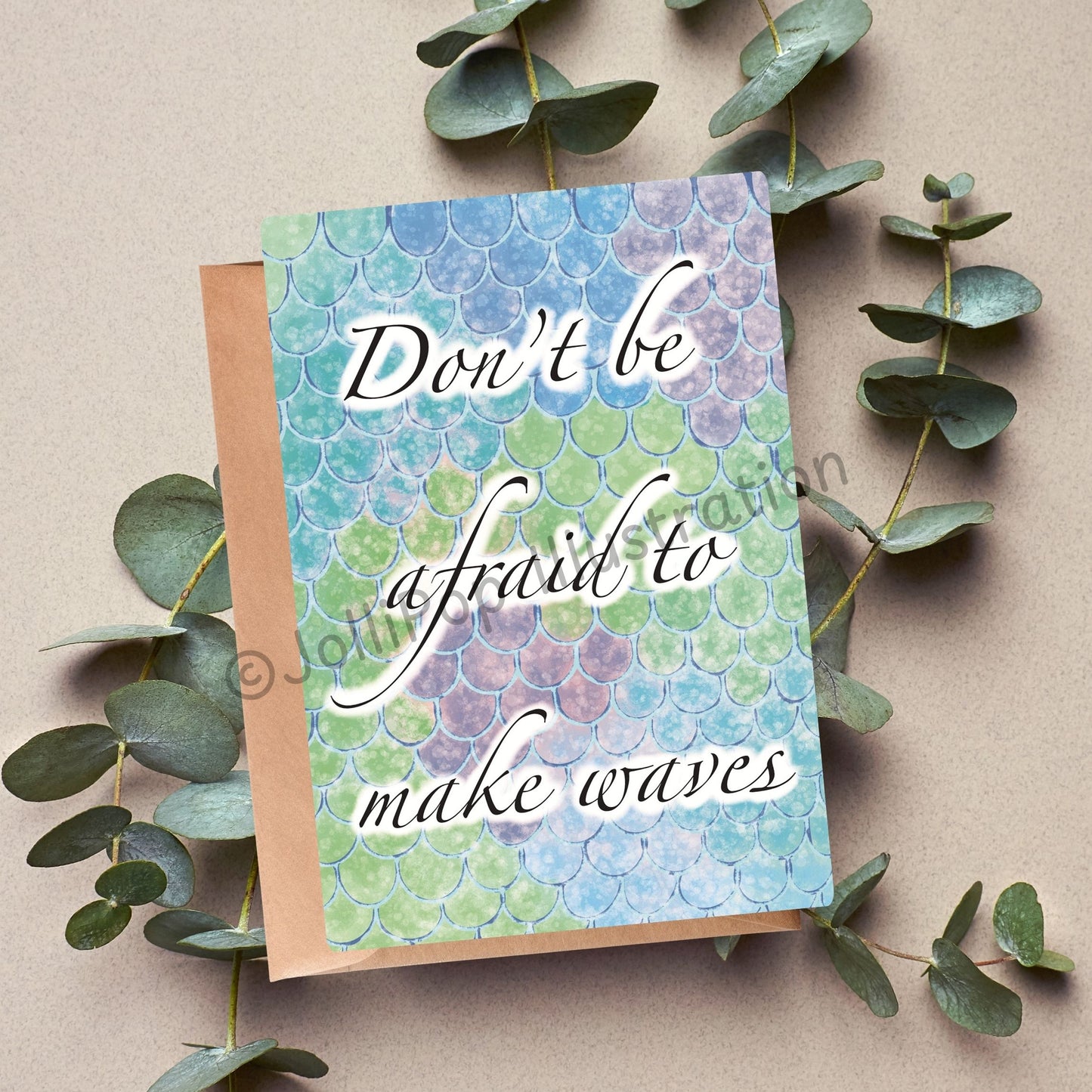 Quotes - Make Waves Greeting Card