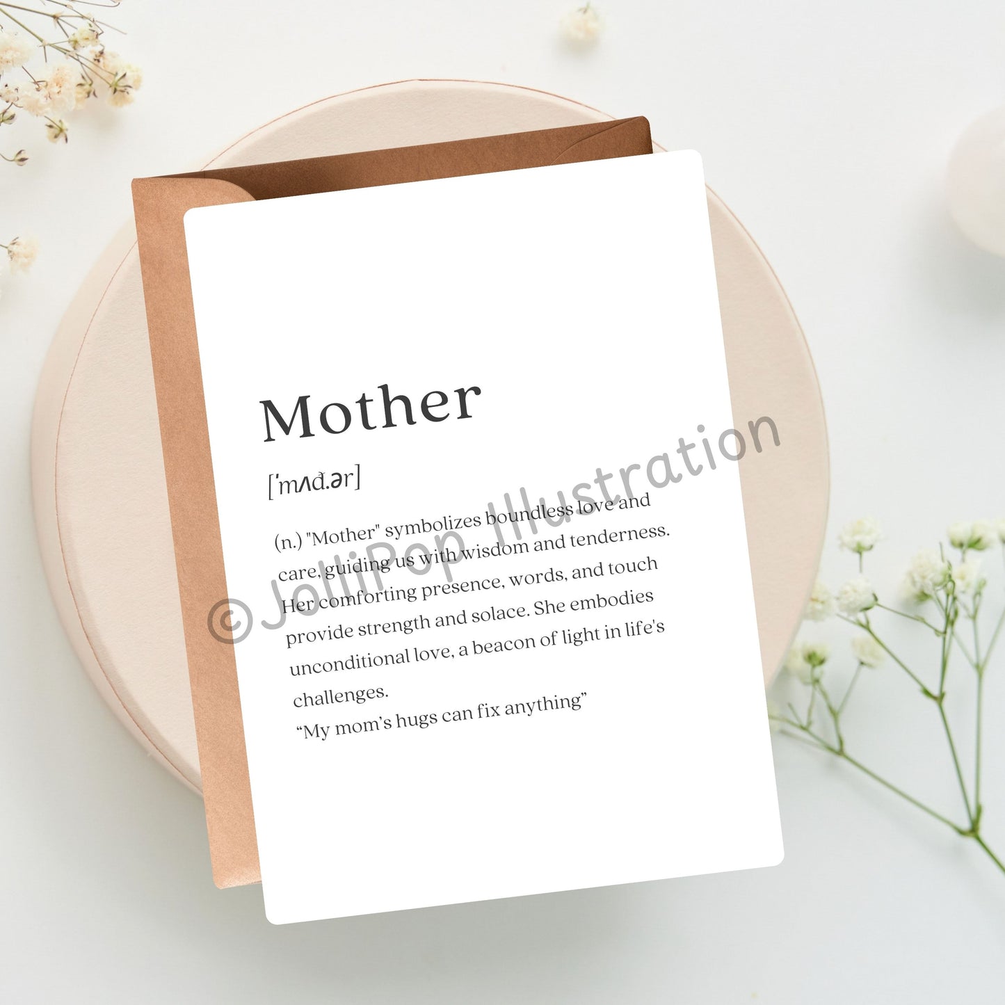Dictionary - Mother - Greeting Card