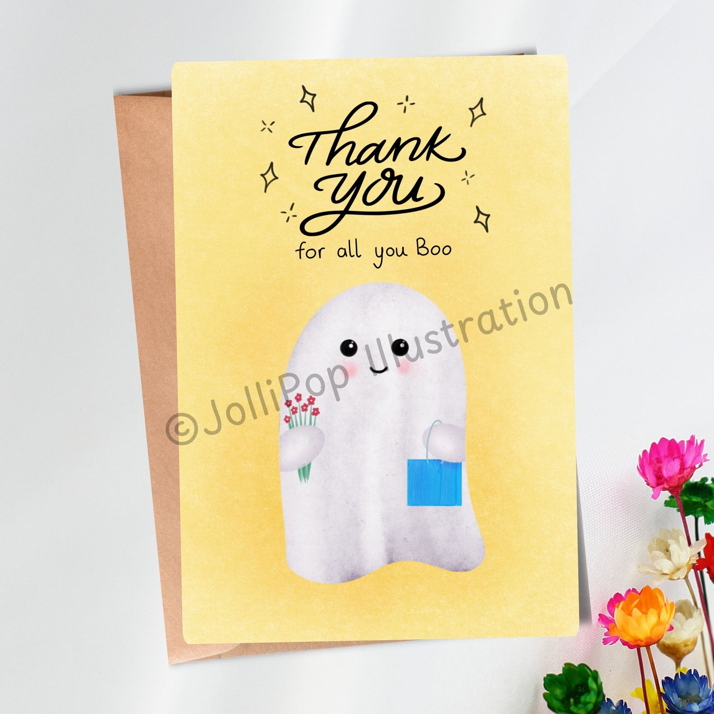 Thank You - For All You Boo - Greeting Card