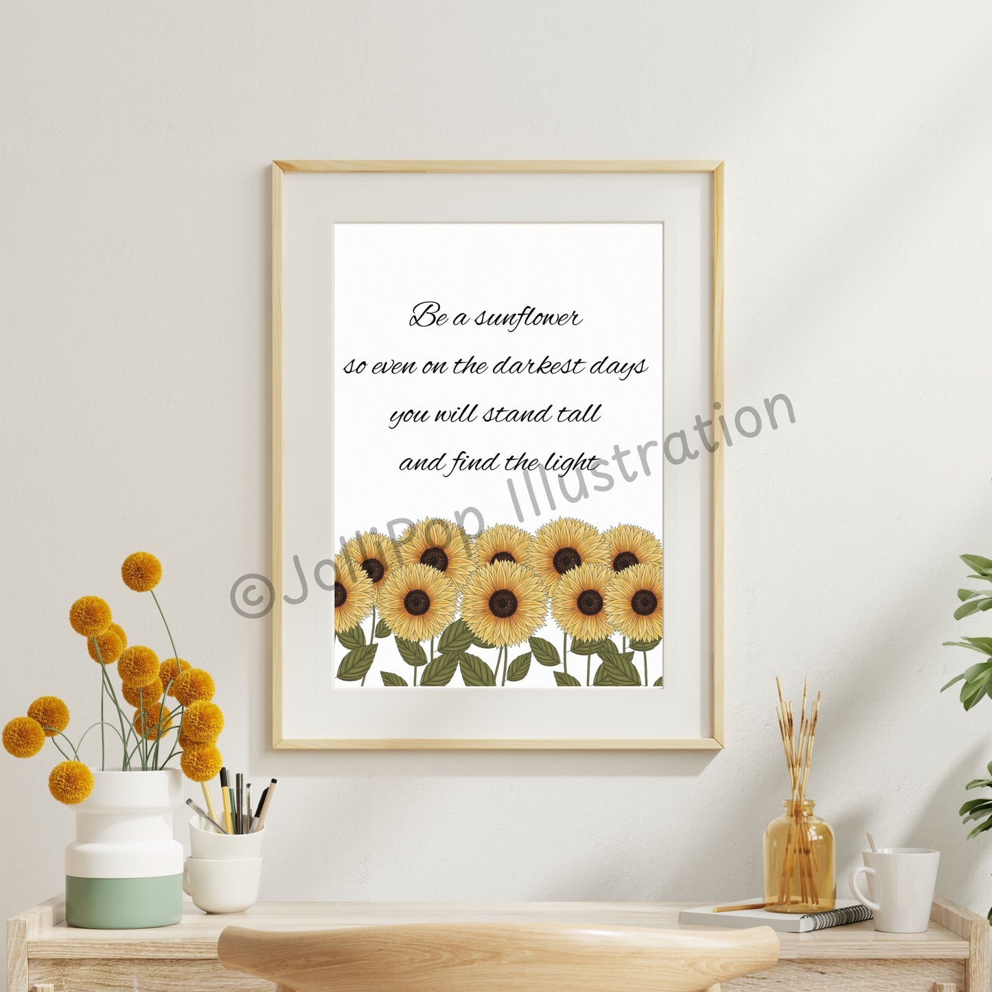 Quotes - Stand Tall - Unframed Art Print