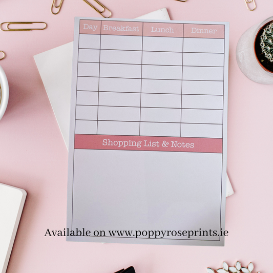 A5 Weekly Planner Notepad