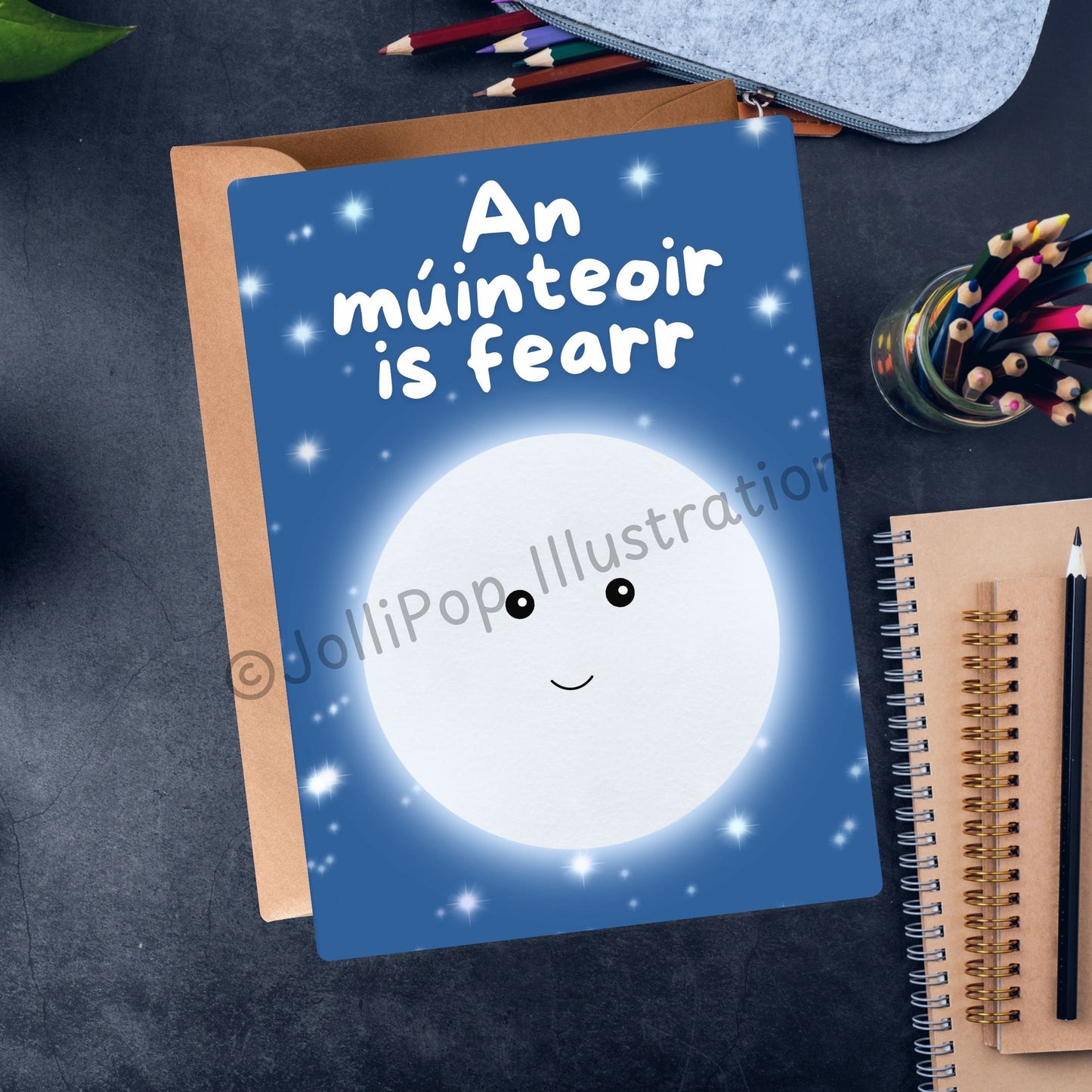 Teacher - An Múinteoir Is Fearr - Greeting Card