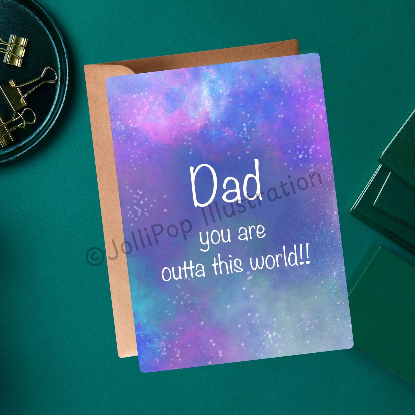 Father's Day - Outta This World - Greeting Card