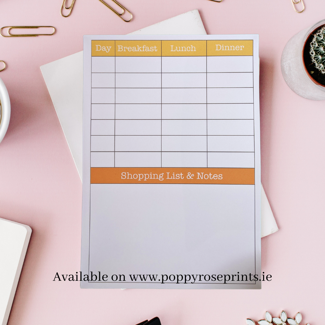 A5 Weekly Planner Notepad